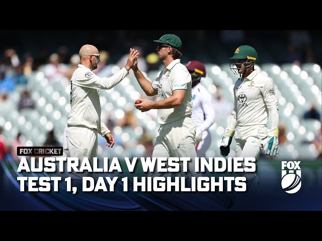 Australia v West Indies – First Test, Day 1 Highlights I 17/01/24 I Fox Cricket