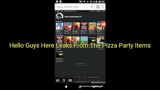 Roblox Pizza Party Event Leaks Kênh Video Giải Trí Dành - 