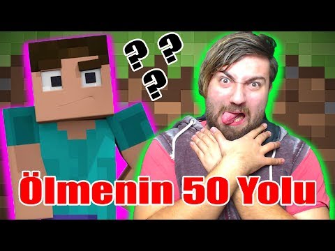 Minecraft'ta Ölmenin 50 Yolu !!!