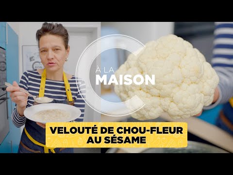 Velouté de chou-fleur au sésame