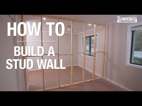 How To Build A Stud Wall - Bunnings Warehouse