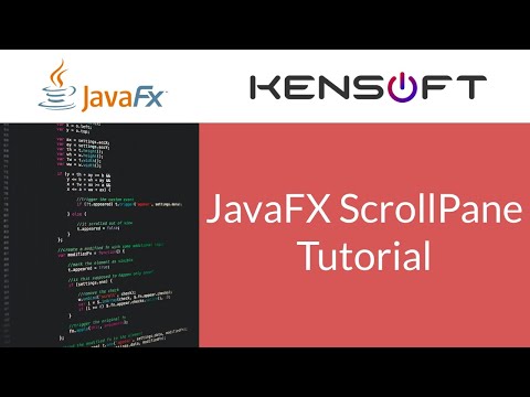 JavaFX ScrollPane tutorial | JavaFX Tutorial