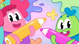 PINTANDO COM LEO E LULLY | ENSINANDO A DESENHAR | DESENHANDO COM LEO E LULLY | DESENHO PASSO A PASSO