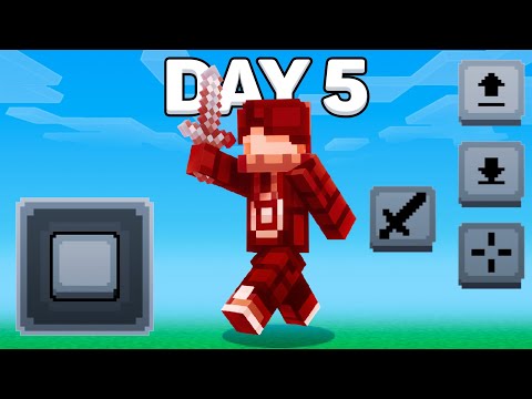 Mastered Minecraft Mobile Controls in 1 Week! 🎮