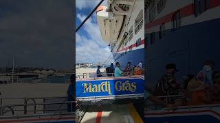 Carnival Mardi Gras! Getting back after a beautiful day in Curacao #carnivalcruise #cruiseship #trip