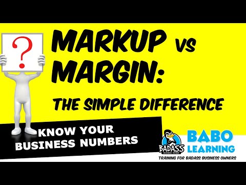 Markup vs Margin – The Simple Difference Between Margin and Markup