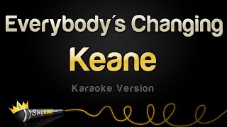 Keane - Everybody&#39;s Changing (Karaoke Version)