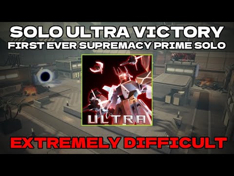 TDX | First Ever SOLO Ultra Nightmare on Supremacy Prime