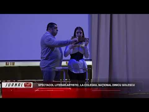 Spectacol literar-artistic, la Colegiul Naţional Dinicu Golescu ( 27 02 2023 )
