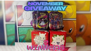 Celebrating 1 Year! November Giveaway & Epic Pokémon Pack Opening LIVE!