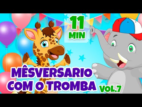 Mêsversario com o Tromba Vol. 7 - Giramille 11 min | Desenho Animado Musical