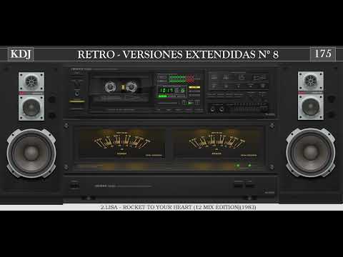 Retro 80s Extended Versiones 12 Mix Vol 8 (CDP 175 KDJ 2025)(Edition Hi NRG)