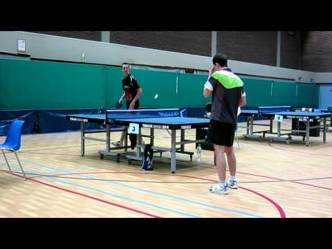 Laatste 5 set......Jonathan Junius (B0 Vervia) .... Julien Meurant (B0 P.W.Diest) 3-2..