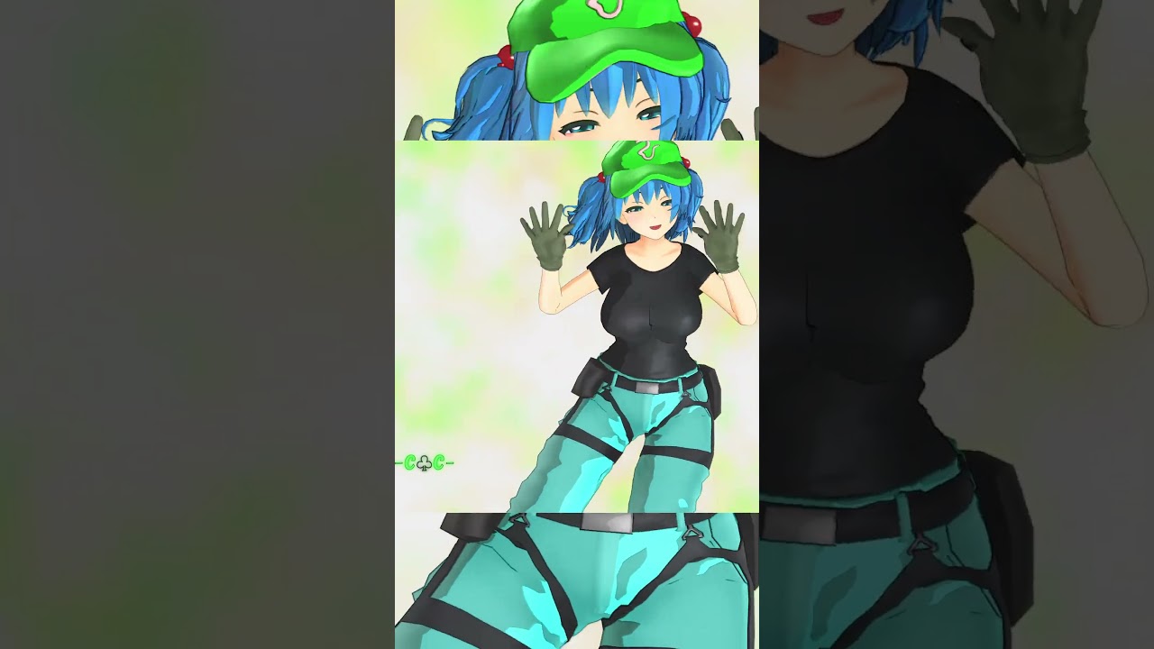 【MMD】かっぱ【天羽式河城にとり】 #mmd　#河城にとり