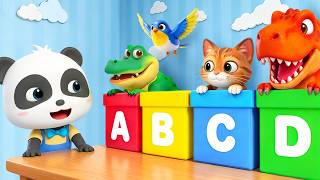 Animals Come out of Box | Alphabet Song | ABC Song for Preschoolers | BabyBus
