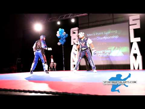 Ross Levine v Kevin Walker - Men's Sparring - 2015 Grand Slam Open Finals