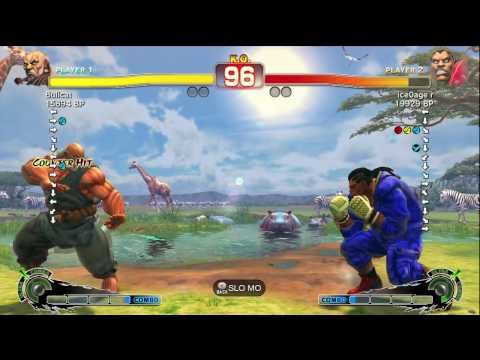 Bullcat [Gouken] vs - R - [Balrog] SSF4 Japanese Online Ranked Matches - TRUE-HD