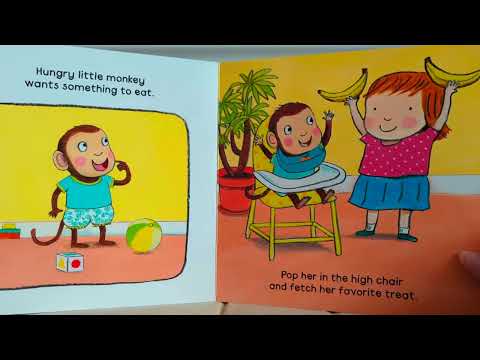 How to Feed Your Cheeky Monkey🍌 by Jane Clarke and Georgie Birkett ~ Read Aloud~ Toddler Story Time