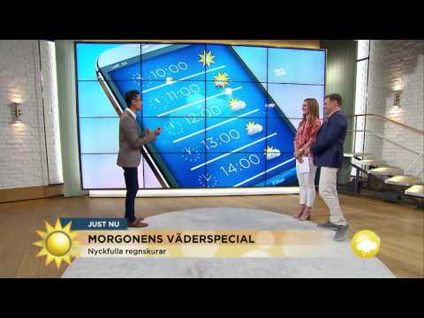 Därför har du olika väder i prognosen och utanför fönstret  - Nyhetsmorgon (TV4)