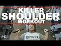 SHOULDER WORKOUT/11 weeks out/ Christian Willams