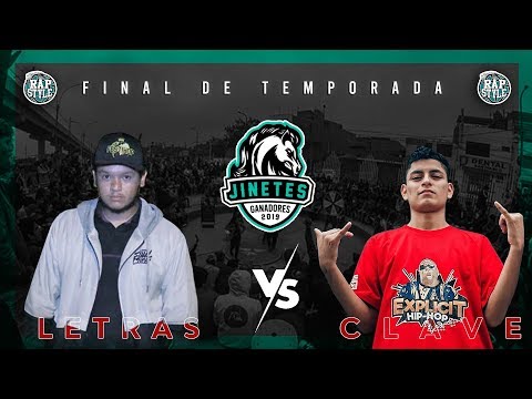 CLAVE vs LETRAS -4tos- Rapstyle Sjl - Jinetes Ganadores (Fin de Temporada) 2020