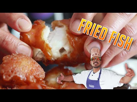 Insane Crispy Fried Fish! Dutch Kibbeling! Street Food!