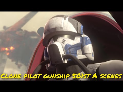 All clone pilot 501st A scenes - The Clone Wars