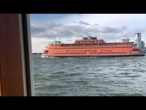 Staten Island Ferry in NYC Harbor