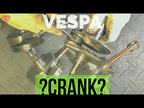 vespa CRANK: 57 or 60mm STROKE? 125 or 200cc? / how2 identify...