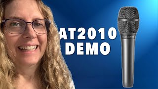 Video thumbnail for Audio Technica AT2010 Condenser Microphone Test by realbeal