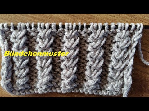 187*Muster aus zwei Reihen auch für Anfänger*Stricken*