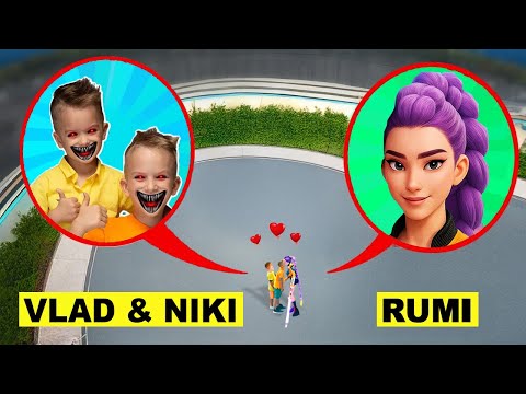 DROHNE ÜBERWACHT VLAD UND NIKI mit KPOP DEMON HUNTERS RUMI um 3 UHR!!