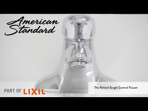 Reliant 3® 4-Inch Centerset Single-Handle Bathroom Faucet 1.2 gpm/4.5 L/min With Lever Handle // POLISHED CHROME // YouTube Video