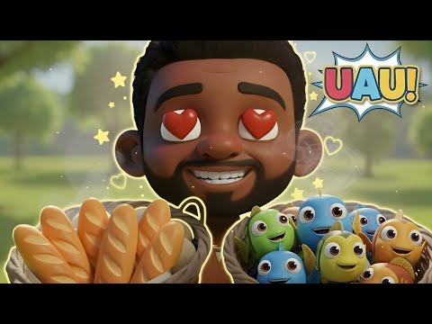 Milagre de Jesus: A Multiplicação dos Pães e Peixes | História Bíblica Infantil