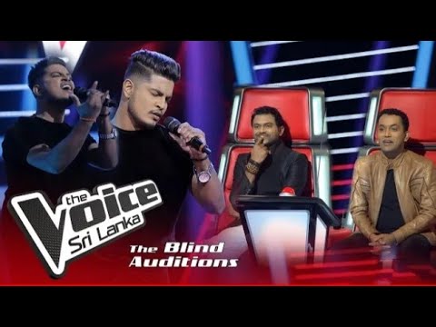 Dineth Wijesooriya - Koombiyo - Blind Audition - The Voice Srilanka