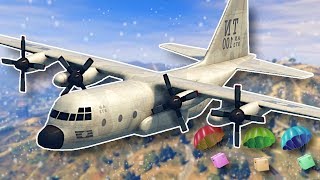 We Stole a Titan Plane & Saved Christmas! - GTA 5 Online Gameplay