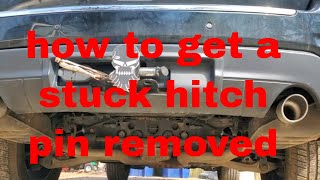 removing a stuck hitch pin with a sawsall no name nationals