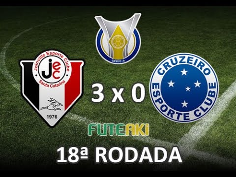 Os gols de Joinville 3 x 0 Cruzeiro pela 18ª rodada do Brasileirão 2015