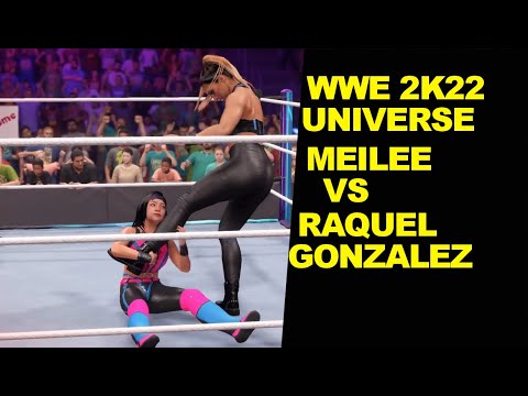 WWE 2K22 Universe Meilee vs Raquel Gonzalez