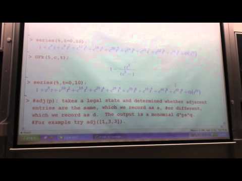 Coloring Statistics of an m x n grid Part 1
