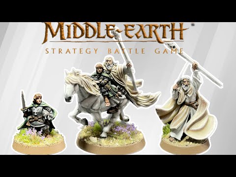 How to Paint Gandalf the White and Peregrin Took - Middle Earth SBG