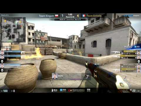 WESG 2016 Grand Final CSGO Day4 Team EnVyUs VS Team Kinguin #2(en)