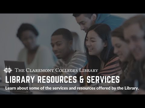 Welcome to The Claremont Colleges Library