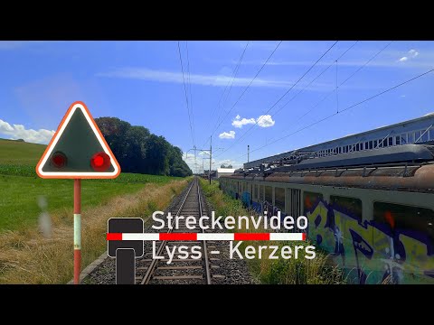 Cab ride / Führerstandsmitfahrt Regio Lyss - Kerzers