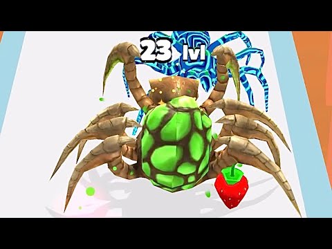 A game. Insect Evolution Run 3d.