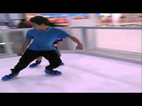 Synthetic ice rink at Sutera Mall in Malaysia