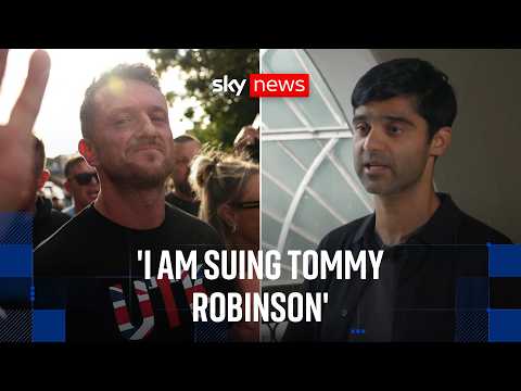 The man suing Tommy Robinson over false 'invader' accusation