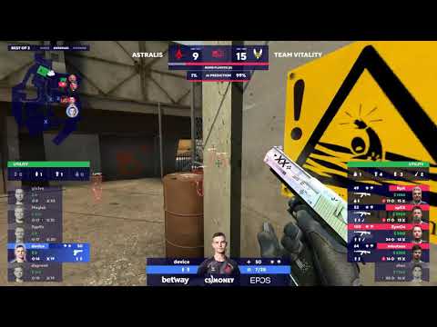 Device absolutely INSANE 1v4 CLUTCH with Deagle in CSGO