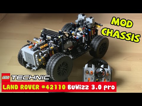 Quick test BuWizz 3.0 pro on MOD chassis of Lego Land Rover Defender 42110