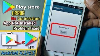 How To Fix Google play store Error No Connection  